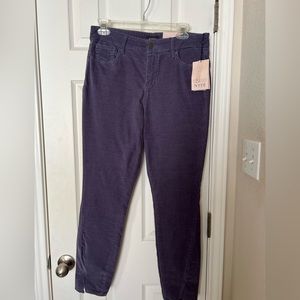 NYDJ Eggplant Corduroy Jeans (Size 8)